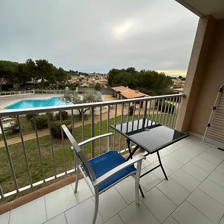 Le Carpe Diem T2 Piscine Climatisation Parking Apartment Balaruc-les-Bains